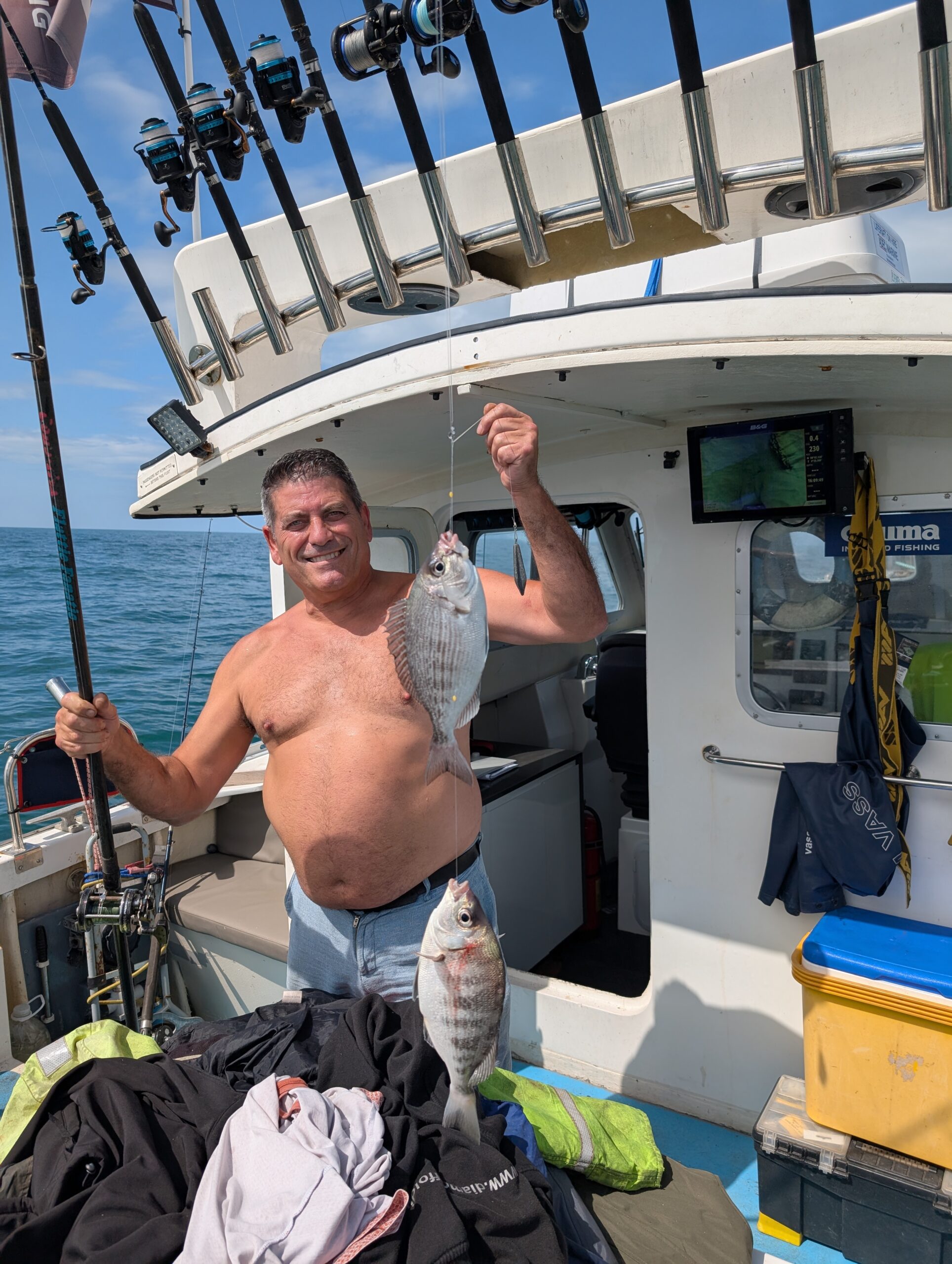 black bream fishing inshore fishing trip